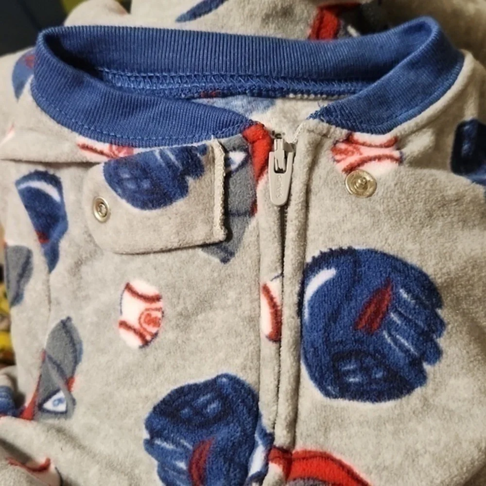 [Carter's] Baseball Onesie - 18 months